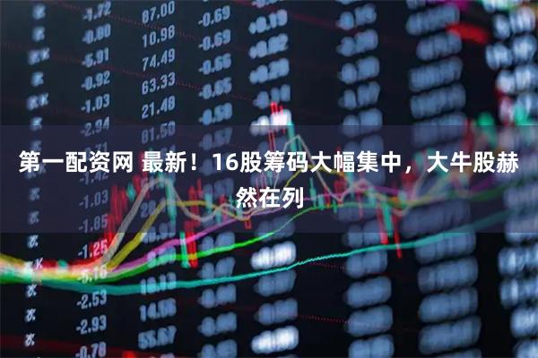 第一配资网 最新!16股筹码大幅集中,大牛股赫然在列