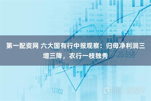 第一配资网 六大国有行中报观察:归母净利润三增三降,农行一枝独秀