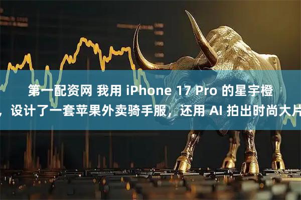 第一配资网 我用 iPhone 17 Pro 的星宇橙,设计了一套苹果外卖骑手服,还用 AI 拍出时尚大片